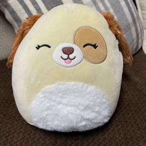 NWT squishmallow “Harris” 11” tan dog squish
